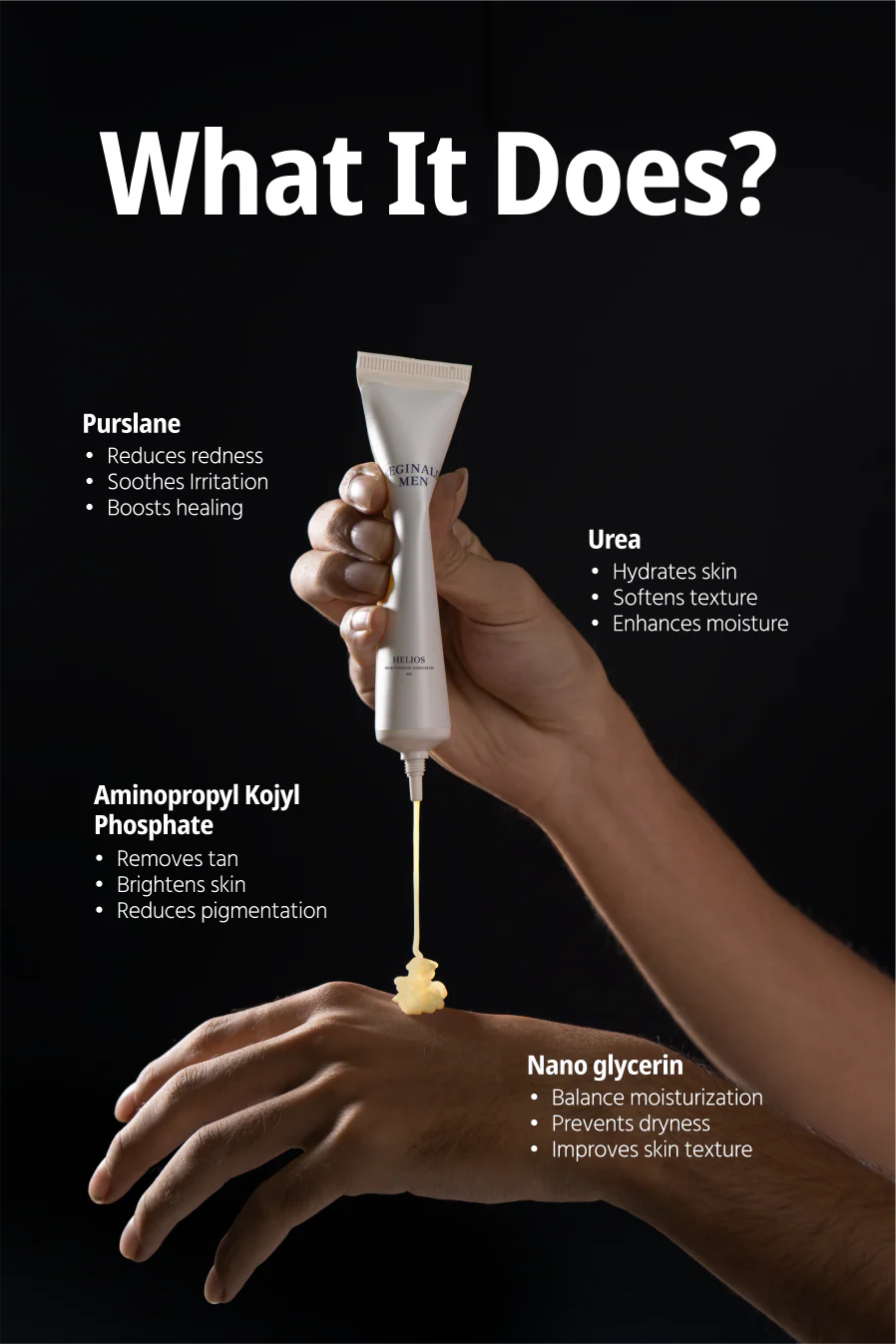 REGINALD MEN - HELIOS 3In1 MOISTURIZING SUNSCREEN (50g)