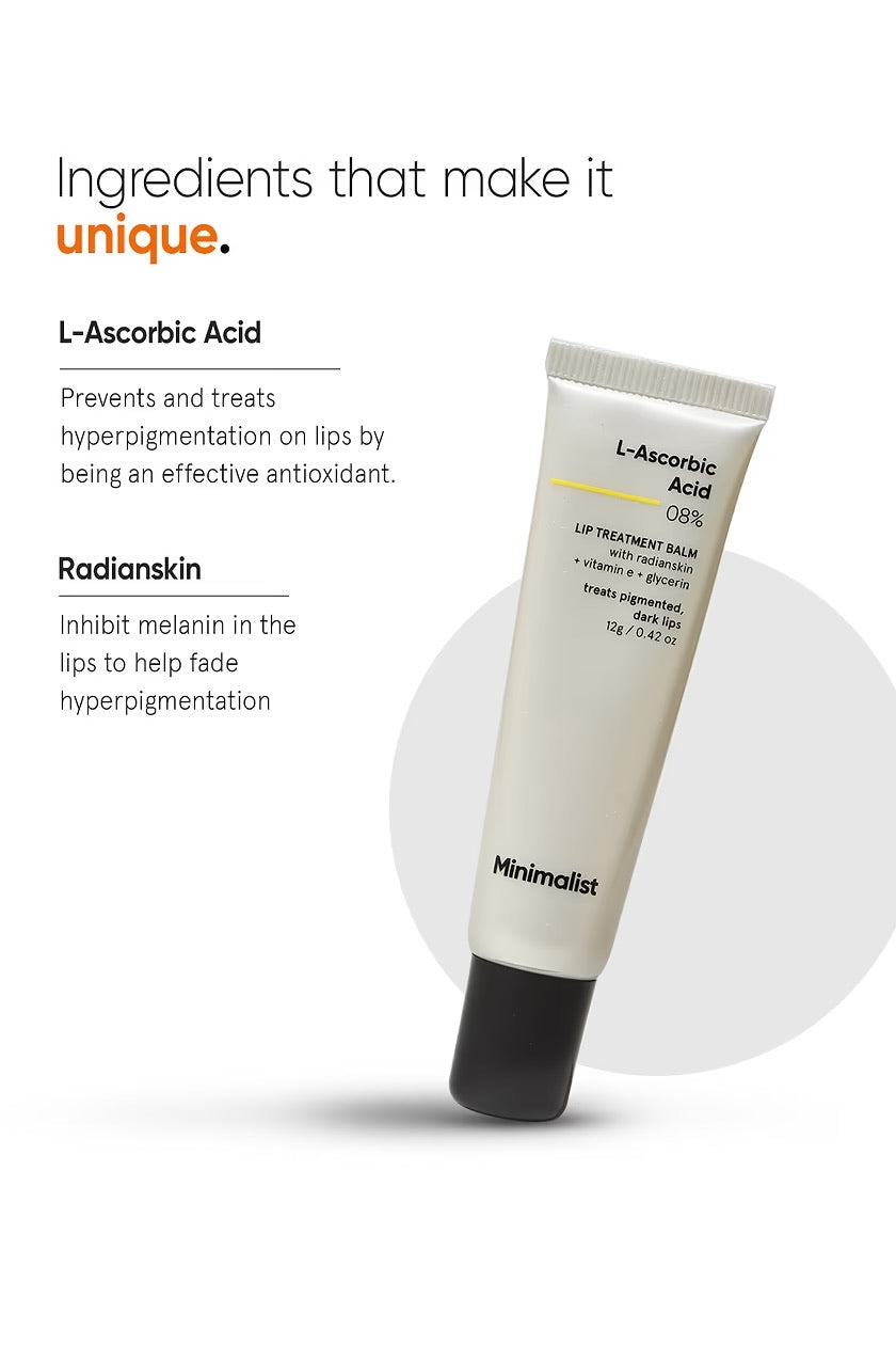 Minimalist - L-Ascorbic Acid 8% Lip Treatment Balm