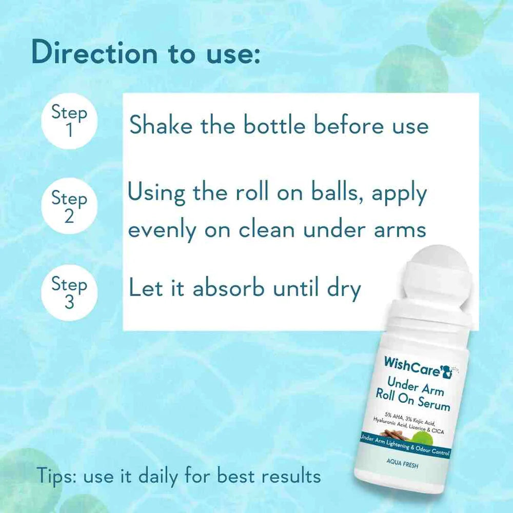 WISHCARE - Under Arm Roll On Serum (50ml)