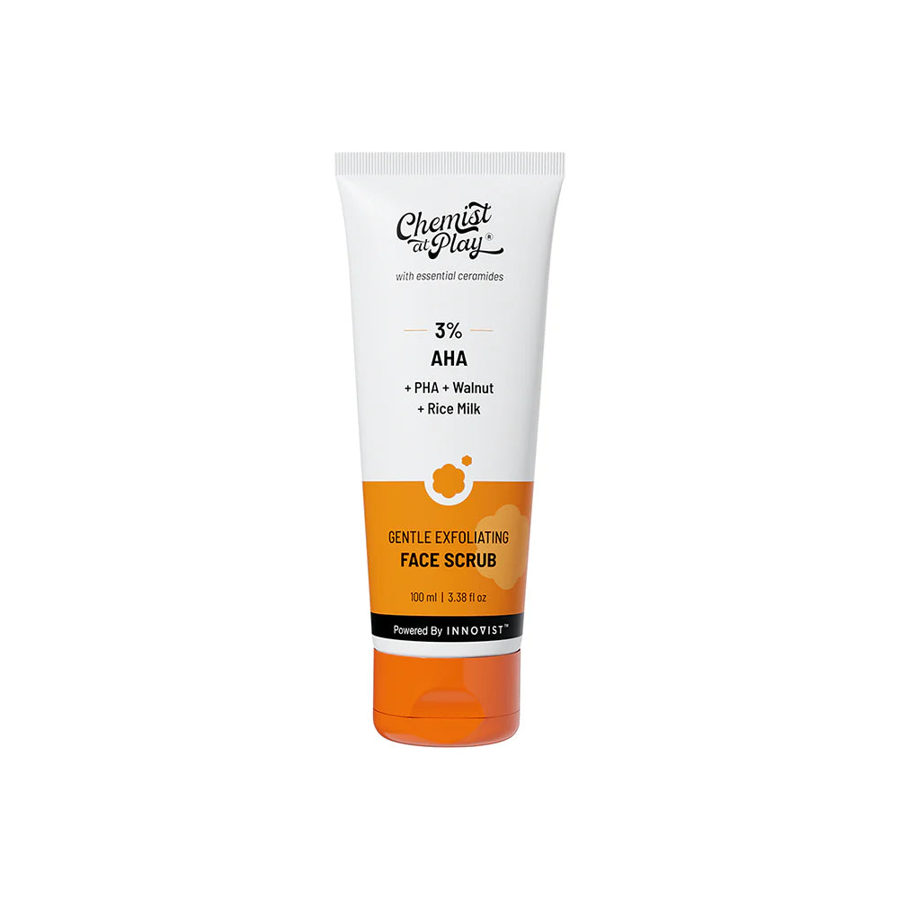 Chemist at Play - Gentle Exfoliating Face Scrub for Clear & Glowing Skin - 100ml