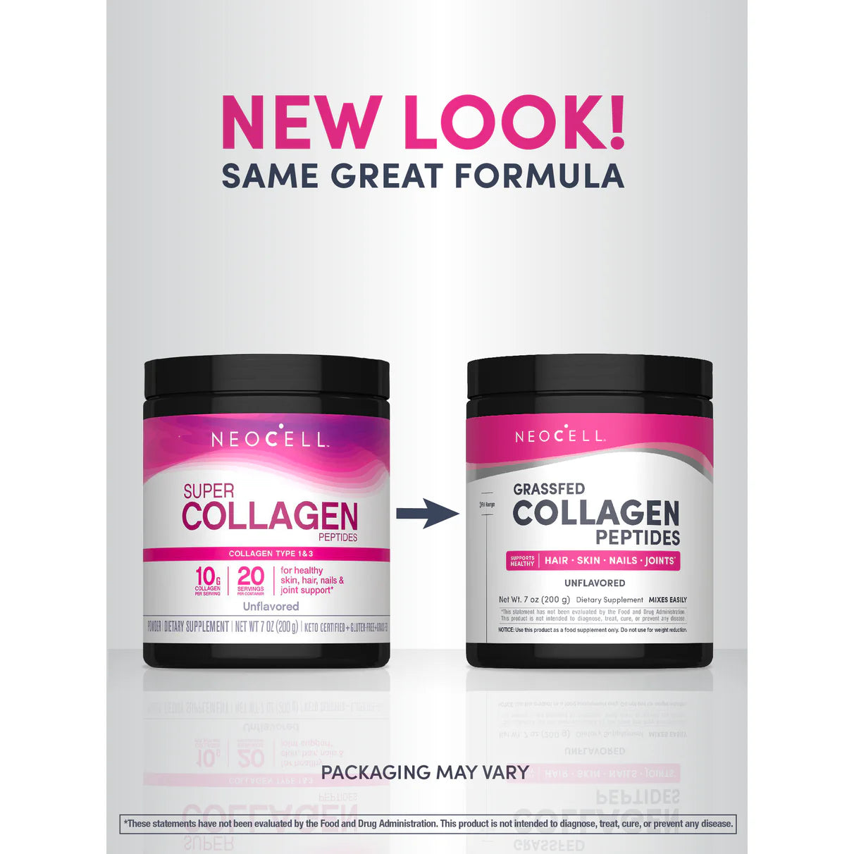 NEOCELL - Super Collagen Peptides, 7 oz (200 g) Powder