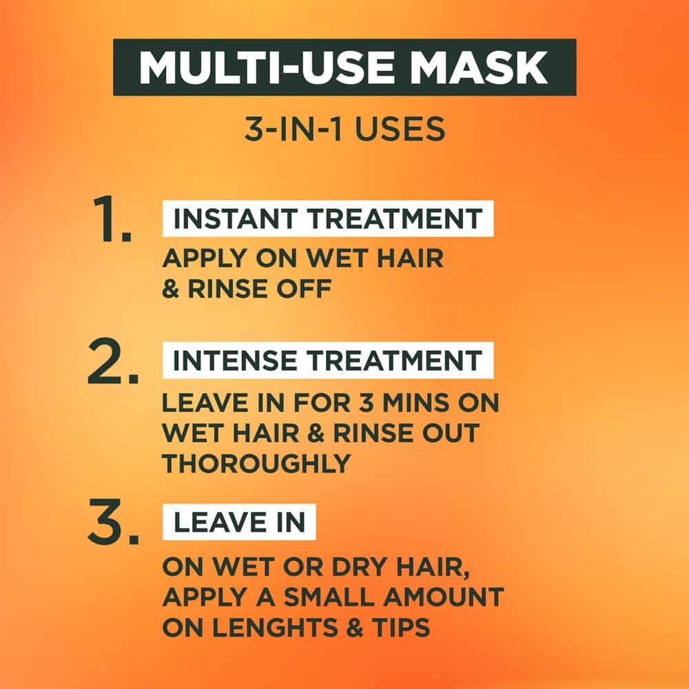 Garnier Ultimate Blends Papaya & Amla Hair Food 3-in-1 Hair Mask – For Damaged Hair