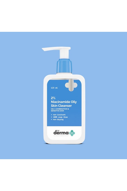 Derma CO - 2% Niacinamide Oily Skin Cleanser for Sensitive, Oily & Combination Skin (125 ml)