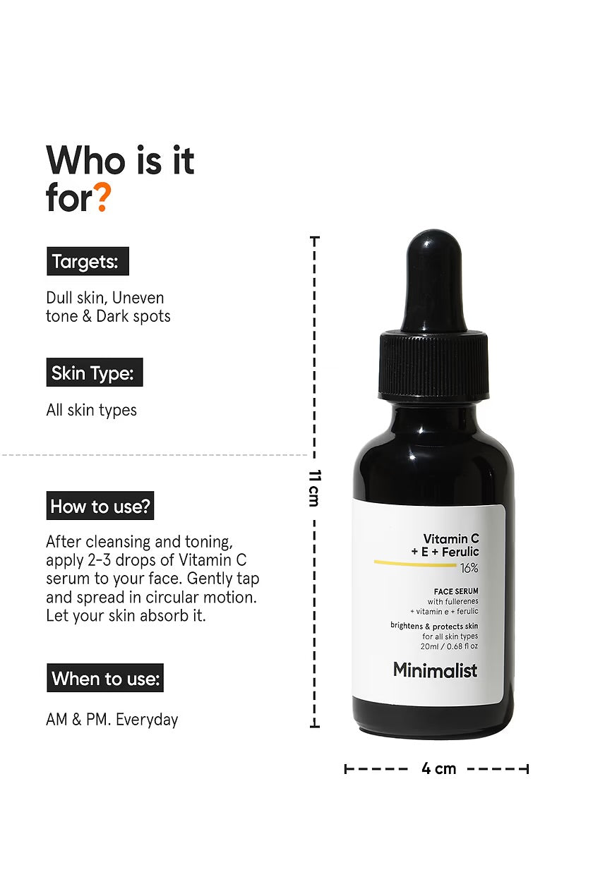 Vitamin C + E + Ferulic 16% Face Serum