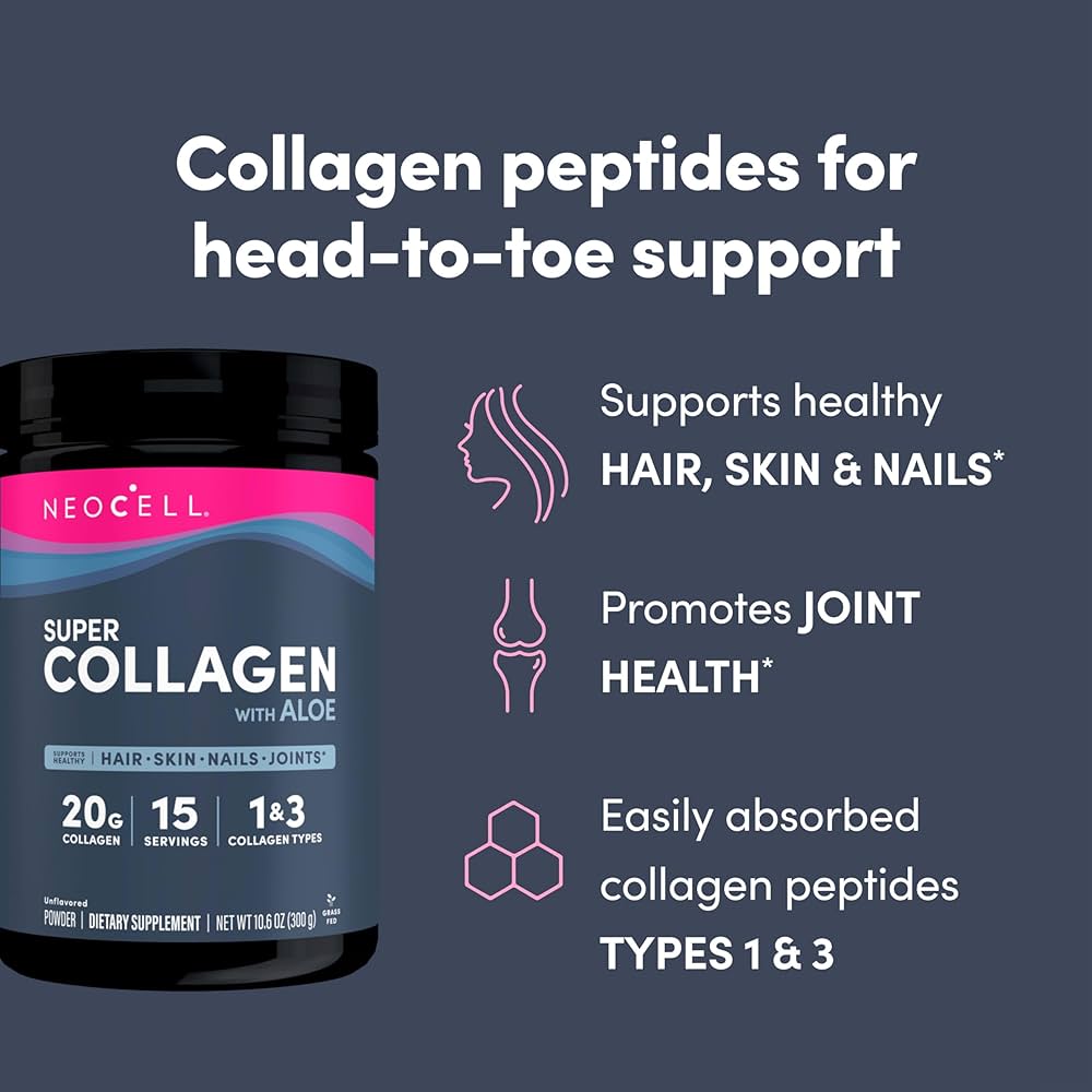 NEOCELL - Super Collagen with Aloe 10.6 oz Powder 300g