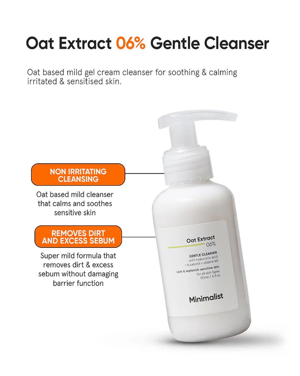 Oat Extract 6% Gentle Cleanser