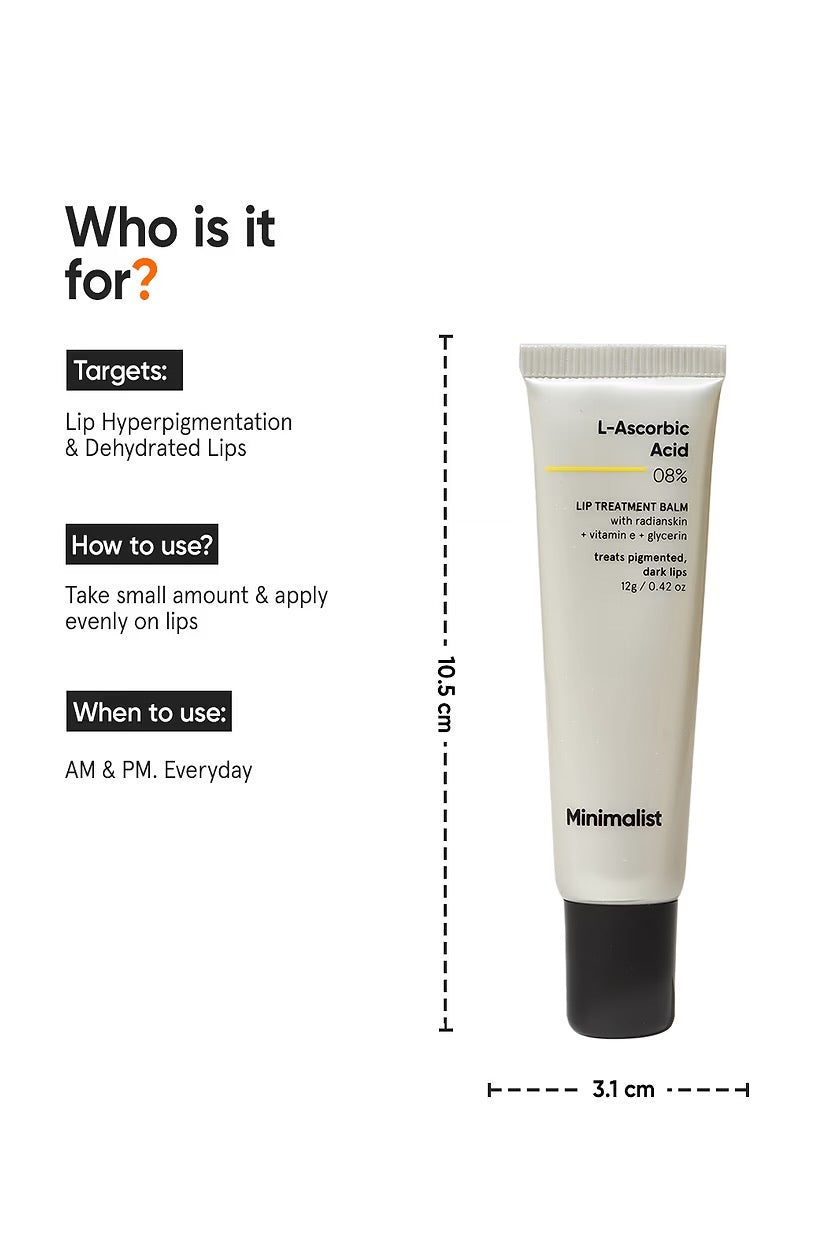 Minimalist - L-Ascorbic Acid 8% Lip Treatment Balm