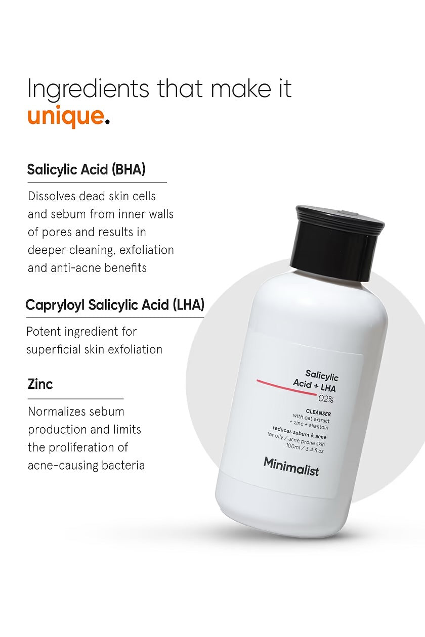 Salicylic Acid + LHA 2% Cleanser