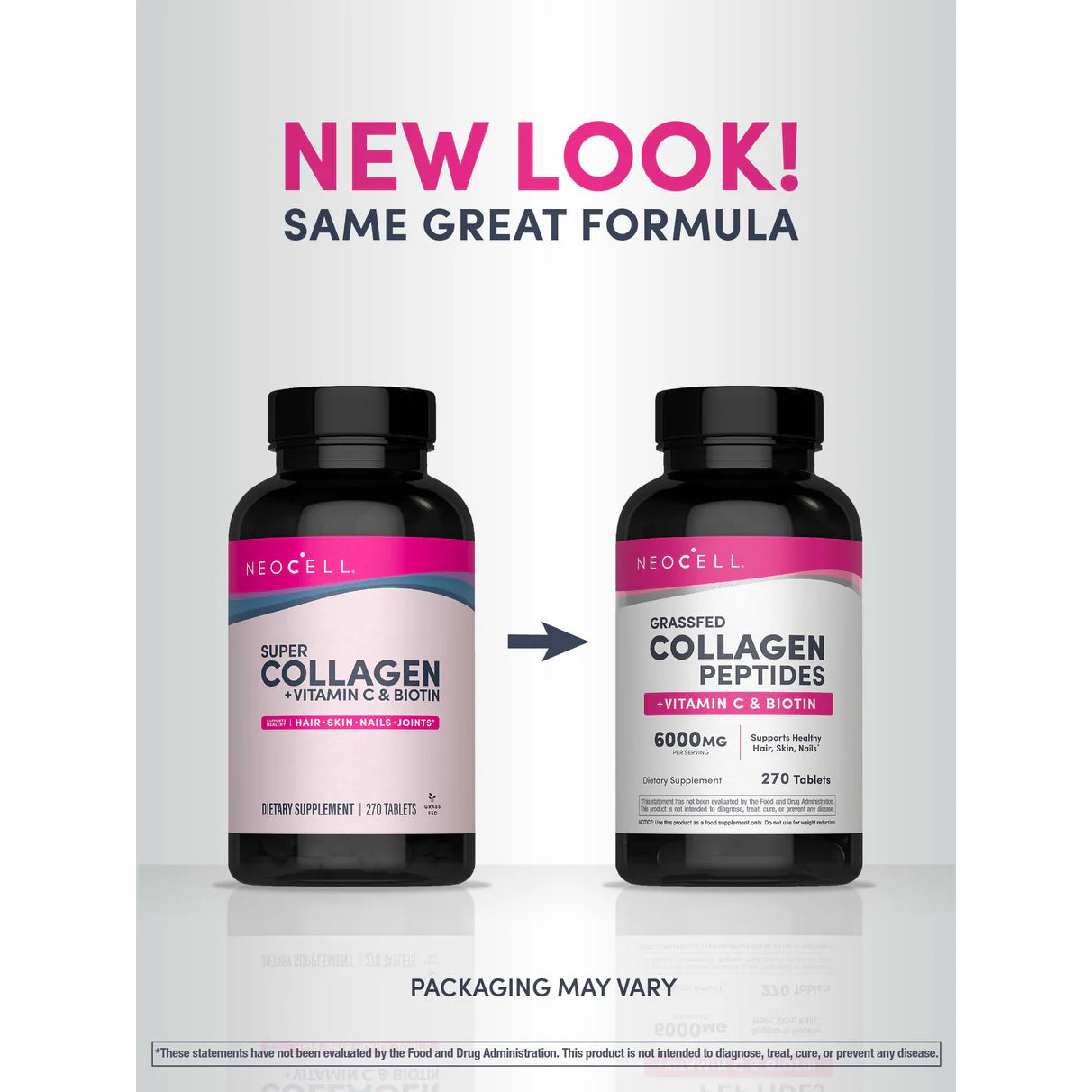 NEOCELL - Super Collagen + C & Biotin, 270 Caplets