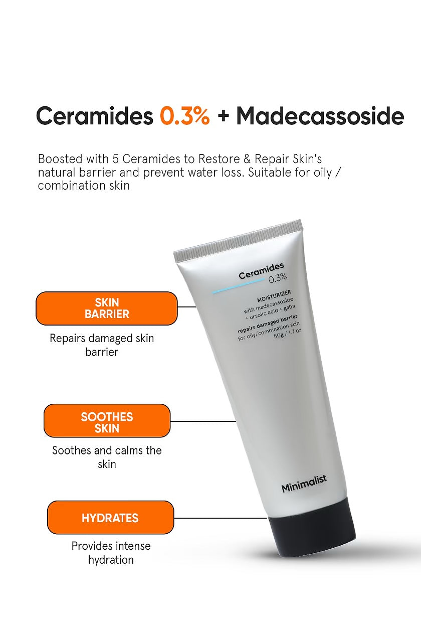Ceramides 0.3% + Madecassoside Moisturizer