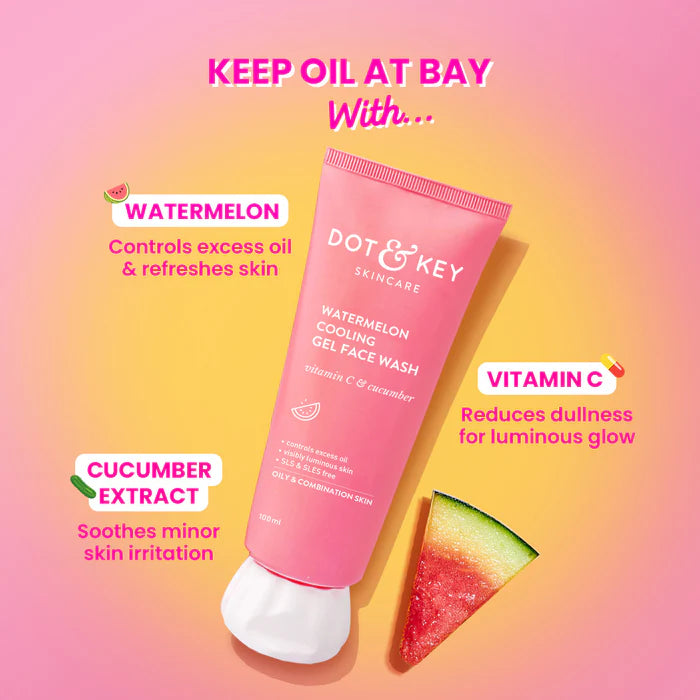 Dot & Key Watermelon Gel Face Wash | 100 ml