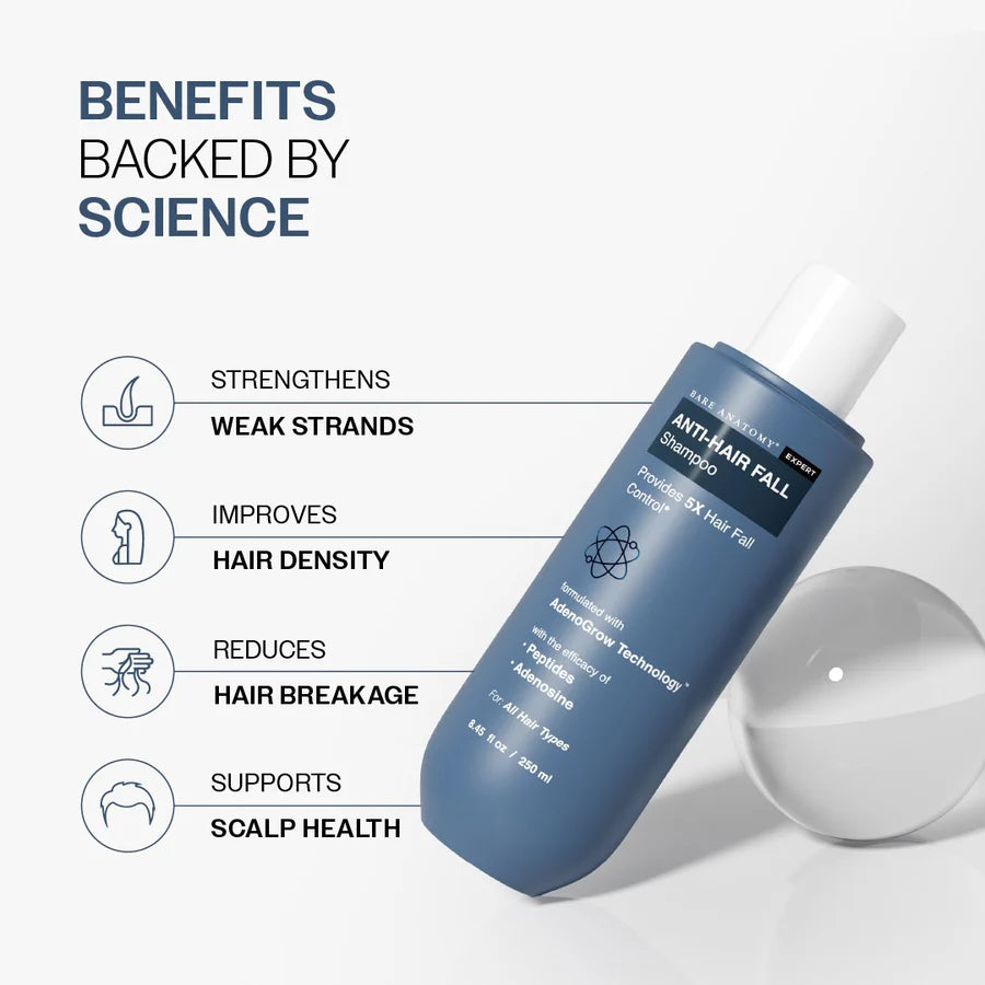 Bare Anatomy - Anti-Hair Fall Shampoo with Peptides (250ml)