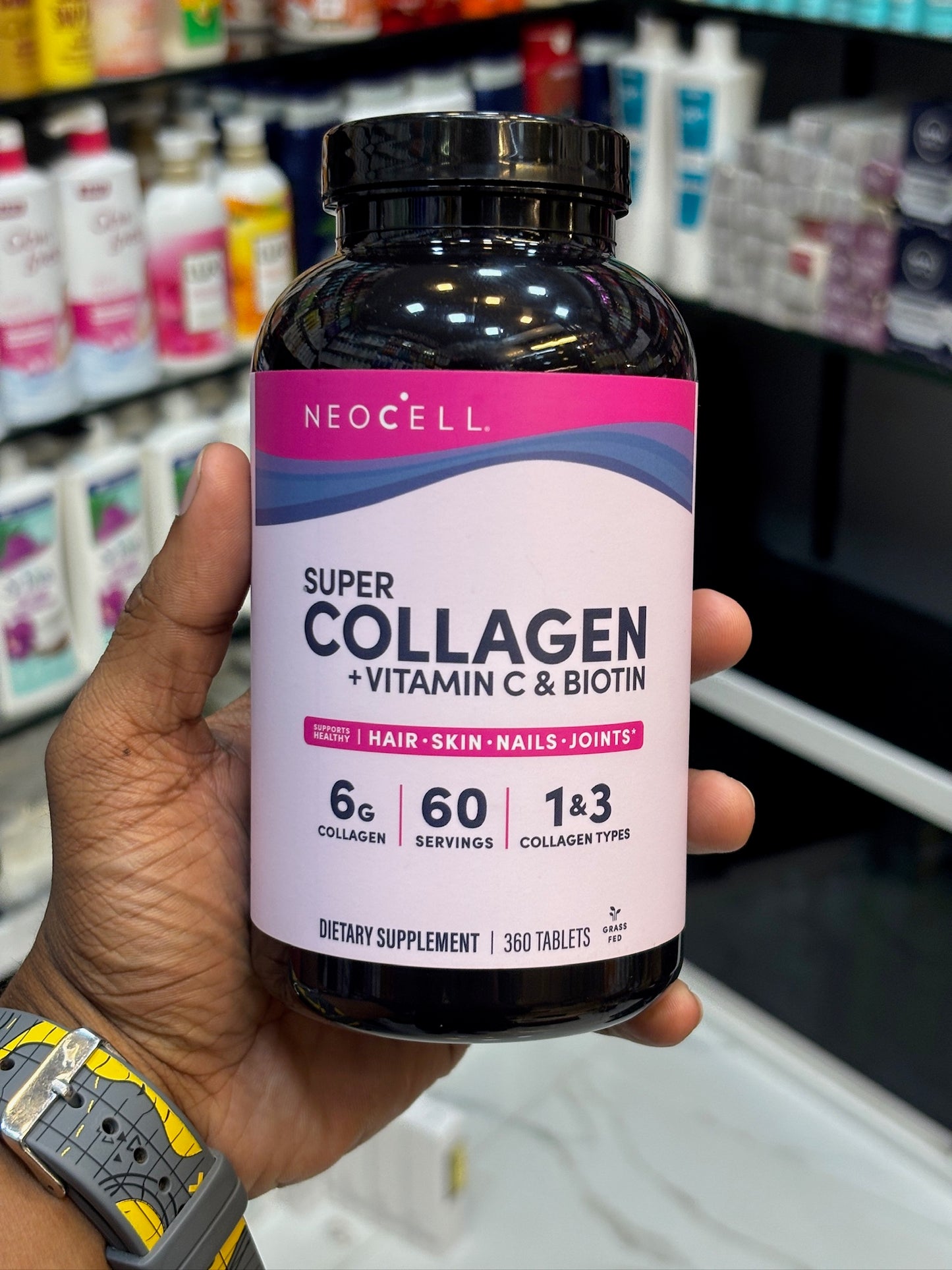 NEOCELL - Super Collagen + C & Biotin, 180 Caplets