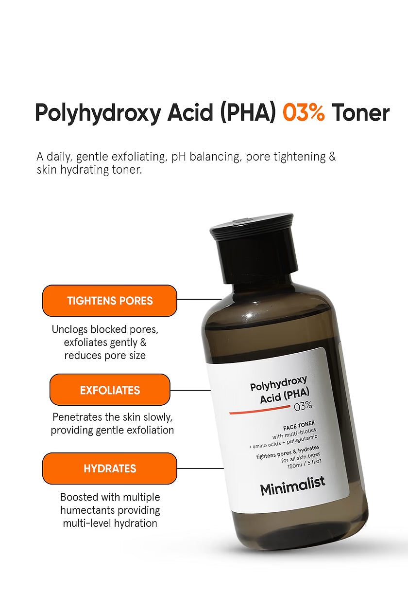 Polyhydroxy Acid (PHA) 3% Face Toner