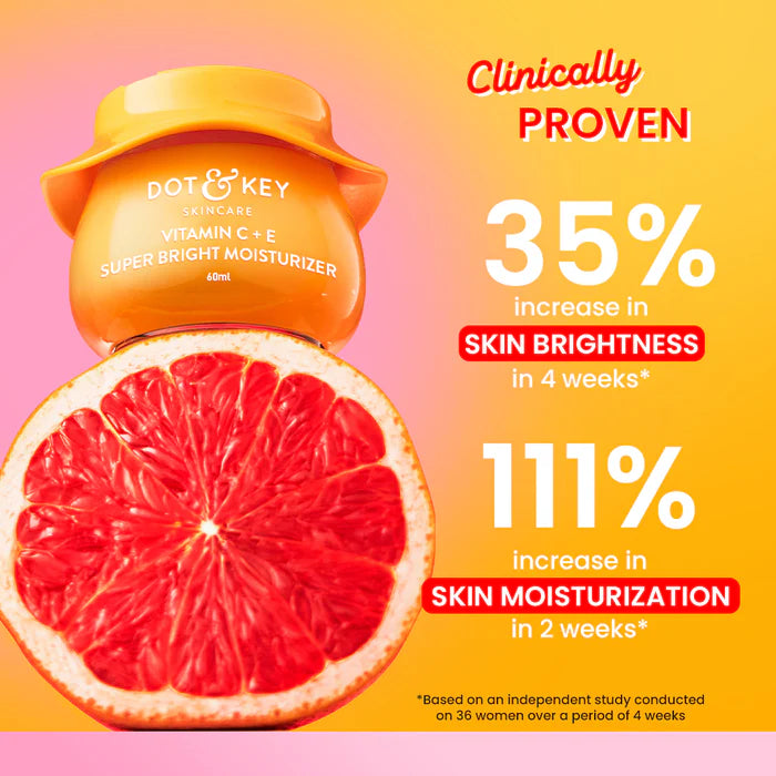 DOT & KEY - Vitamin C + E Moisturizer for Glowing Skin (60ml)