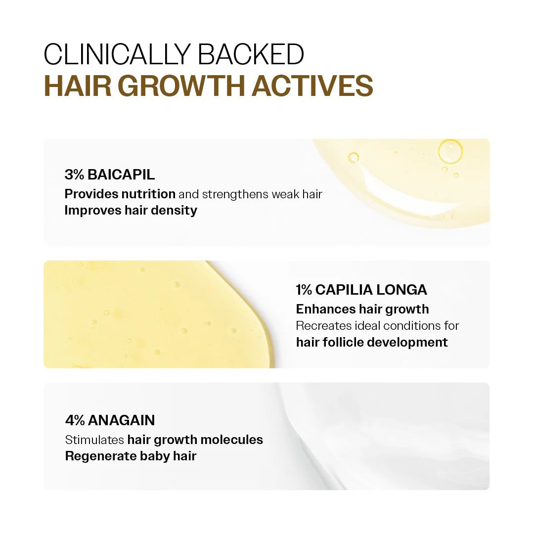 Bare Anatomy - Advanced Hair Growth Serum with Redensyl, Rosemary & Rice Water | 30 ml