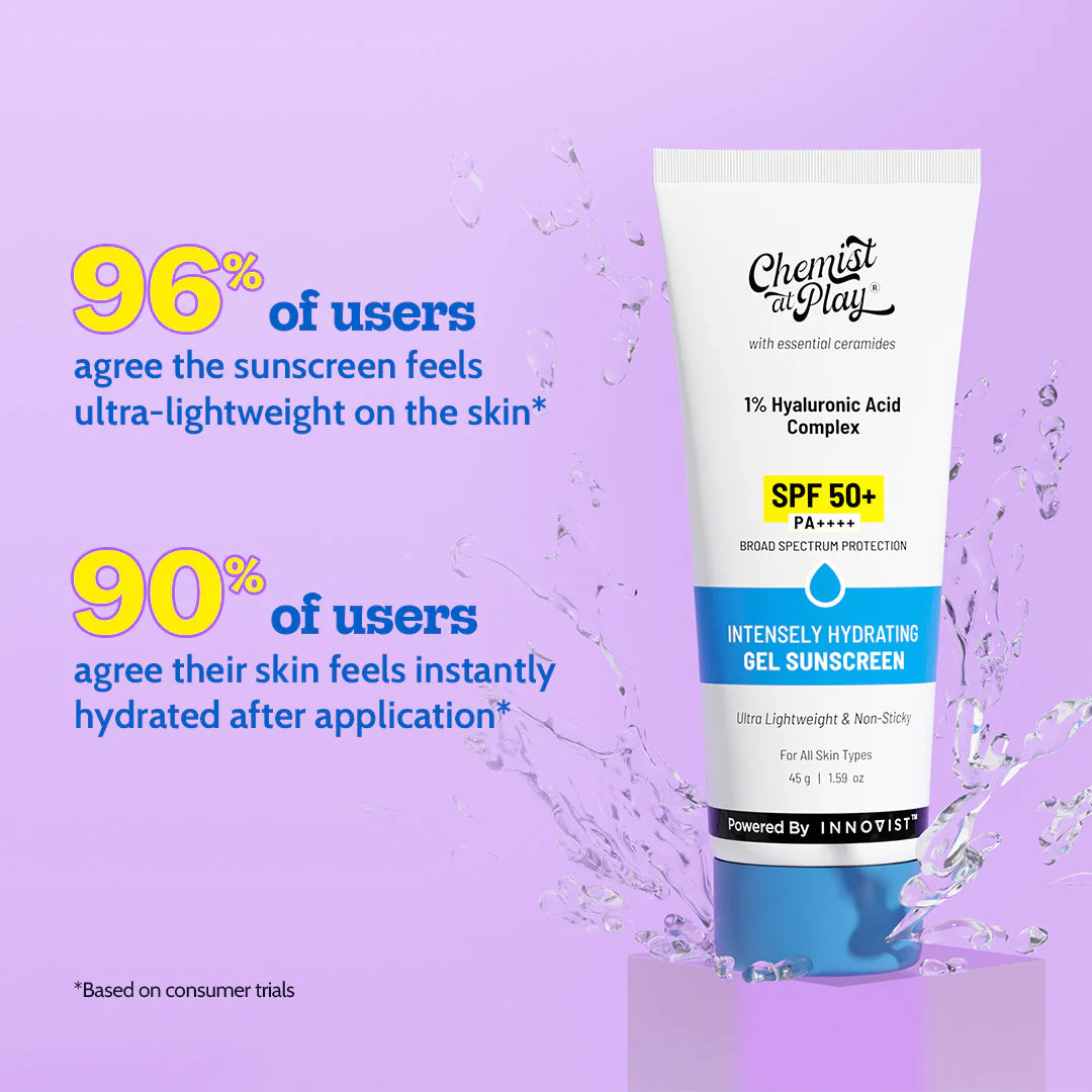 Chemist at Play - 1% Hyaluronic Acid Gel Sunscreen SPF 50+ PA++++ (45 g)