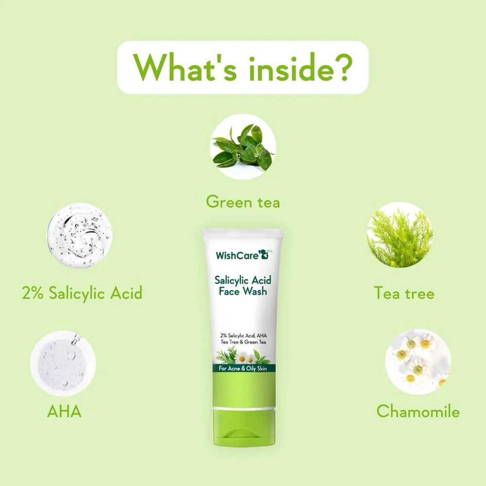 WishCare - 2% Salicylic Acid Face Wash