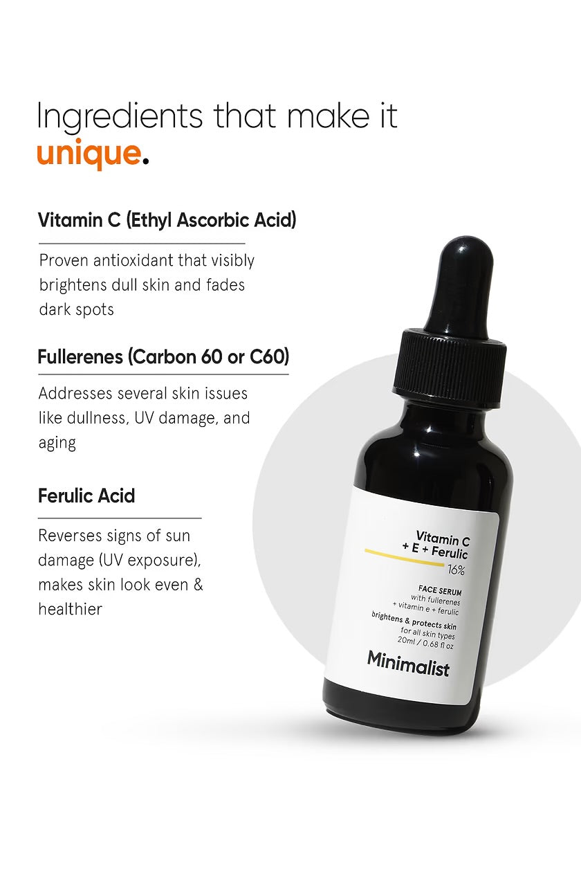 Vitamin C + E + Ferulic 16% Face Serum