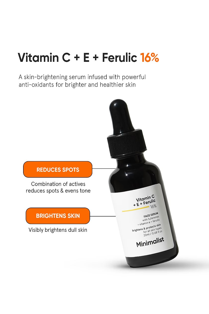 Vitamin C + E + Ferulic 16% Face Serum
