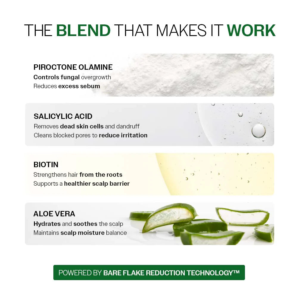 Bare Anatomy - Anti-Dandruff Shampoo with Salicylic Acid & Biotin | 250 ml