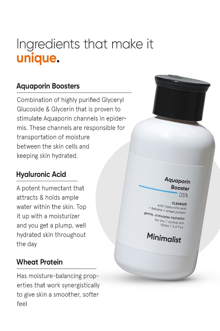 Aquaporin Booster 5% Cleanser