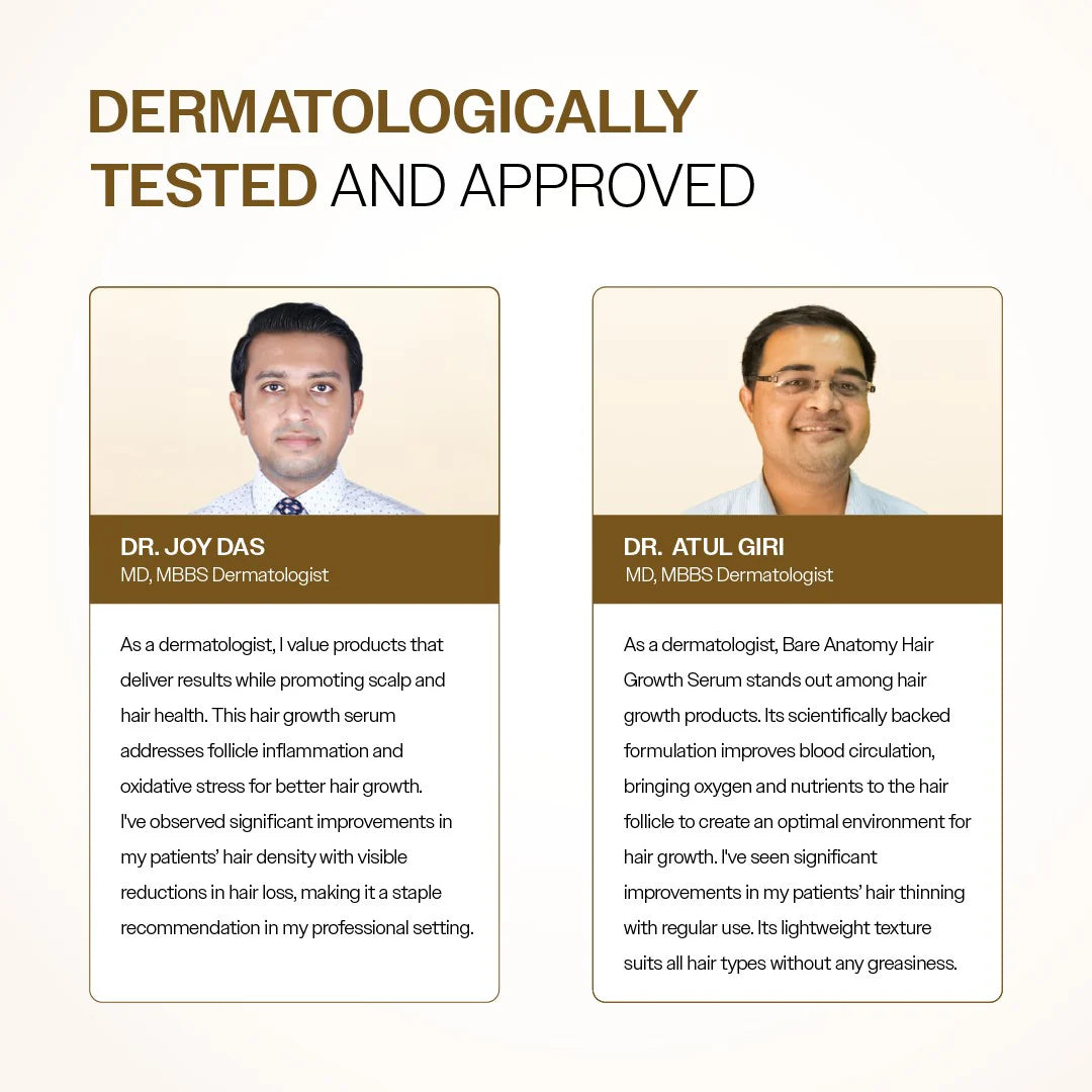 Bare Anatomy - Advanced Hair Growth Serum with Redensyl, Rosemary & Rice Water | 30 ml