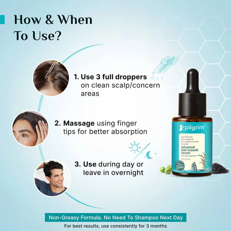 Pilgrim Advanced Hair Growth Serum 2.0