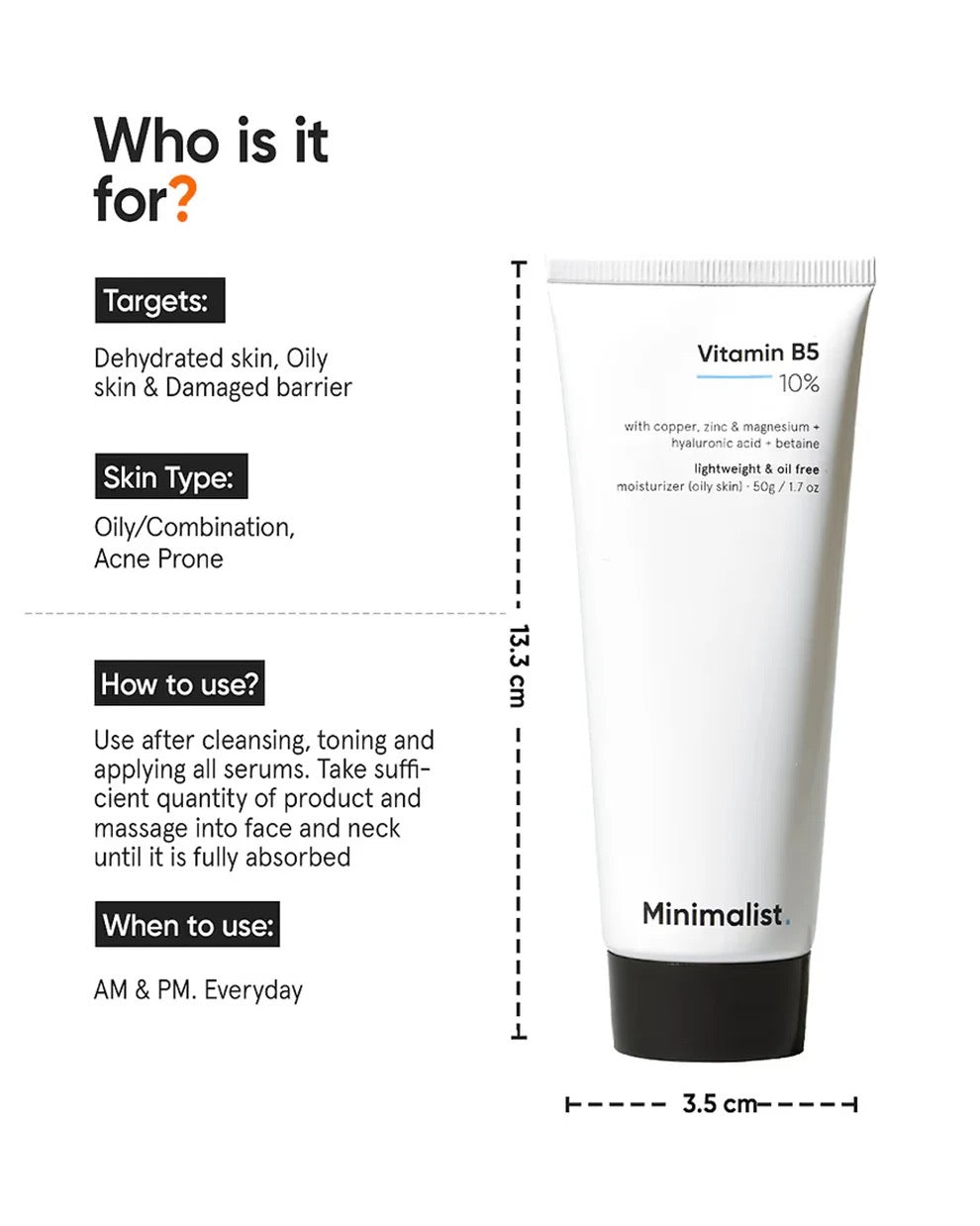 Vitamin B5 10% Moisturizer