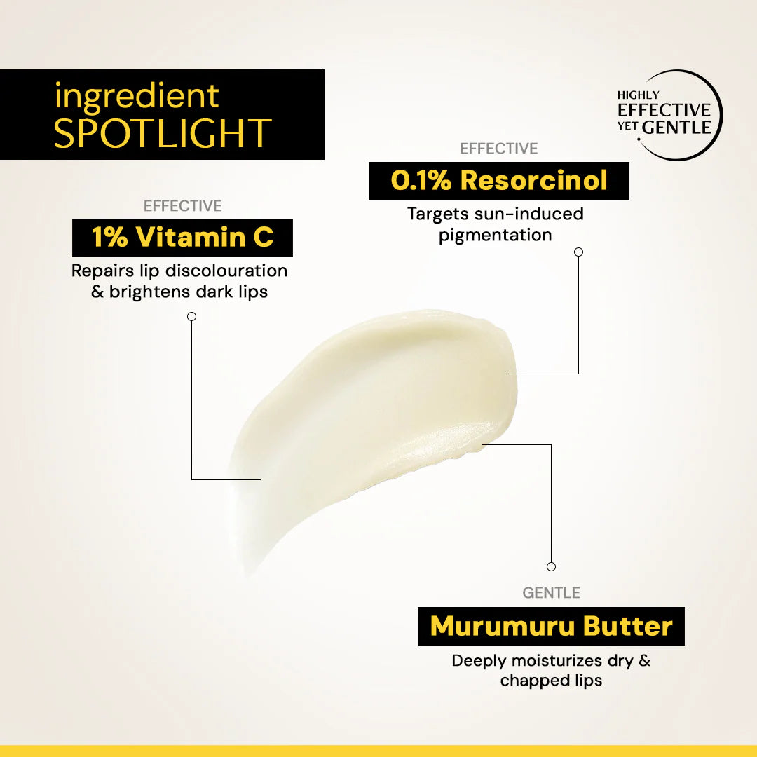 Deconstruct - Brightening Lip Balm with SPF 50 for Dark & Pigmented Lips  1% Vitamin C + 0.1% Resorcinol | 4.2 g
