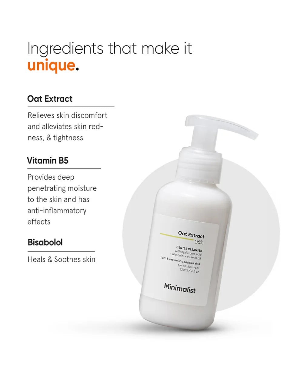 Oat Extract 6% Gentle Cleanser