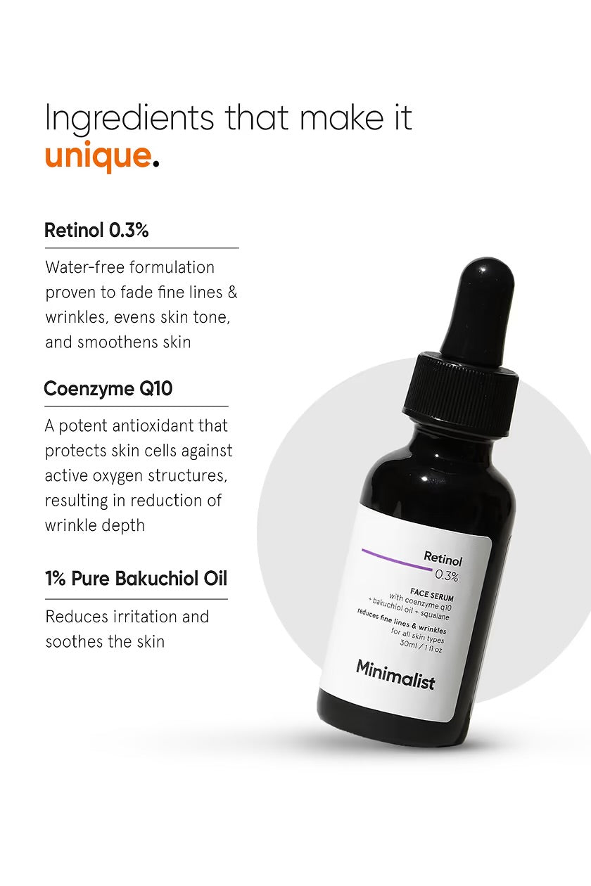 Retinol 0.3% Face Serum