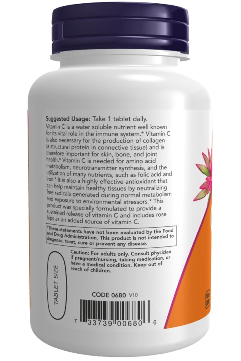 NOW - Vitamin C-1000 Sustained Release (100 Tablets)