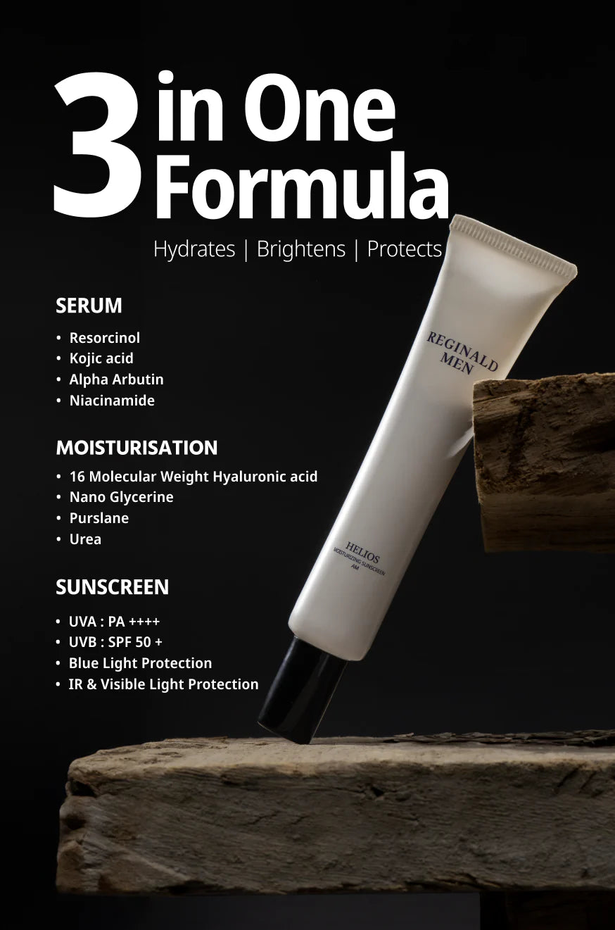 REGINALD MEN - HELIOS 3In1 MOISTURIZING SUNSCREEN (50g)