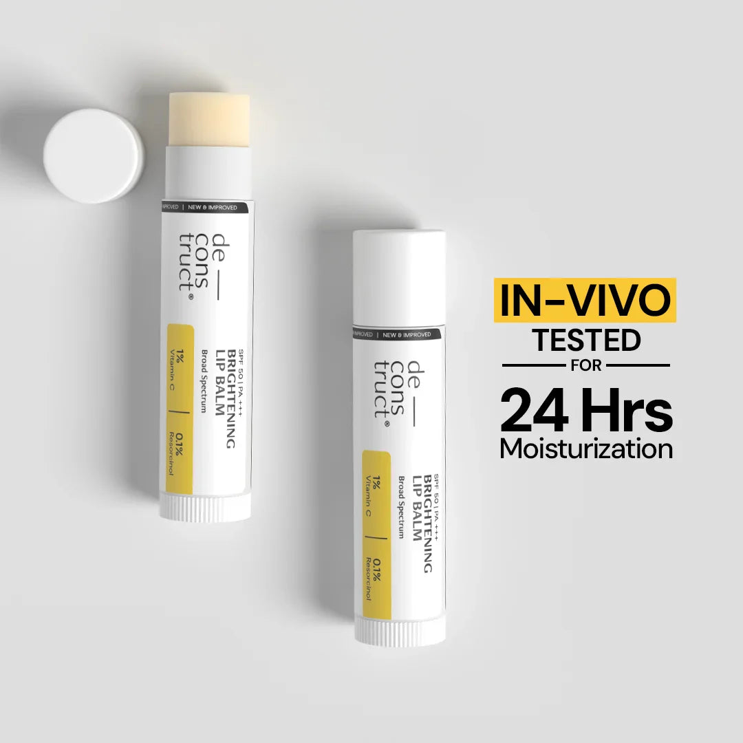 Deconstruct - Brightening Lip Balm with SPF 50 for Dark & Pigmented Lips  1% Vitamin C + 0.1% Resorcinol | 4.2 g