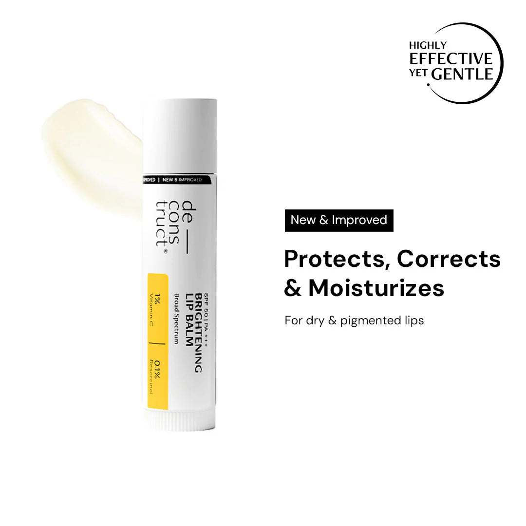 Deconstruct - Brightening Lip Balm with SPF 50 for Dark & Pigmented Lips  1% Vitamin C + 0.1% Resorcinol | 4.2 g