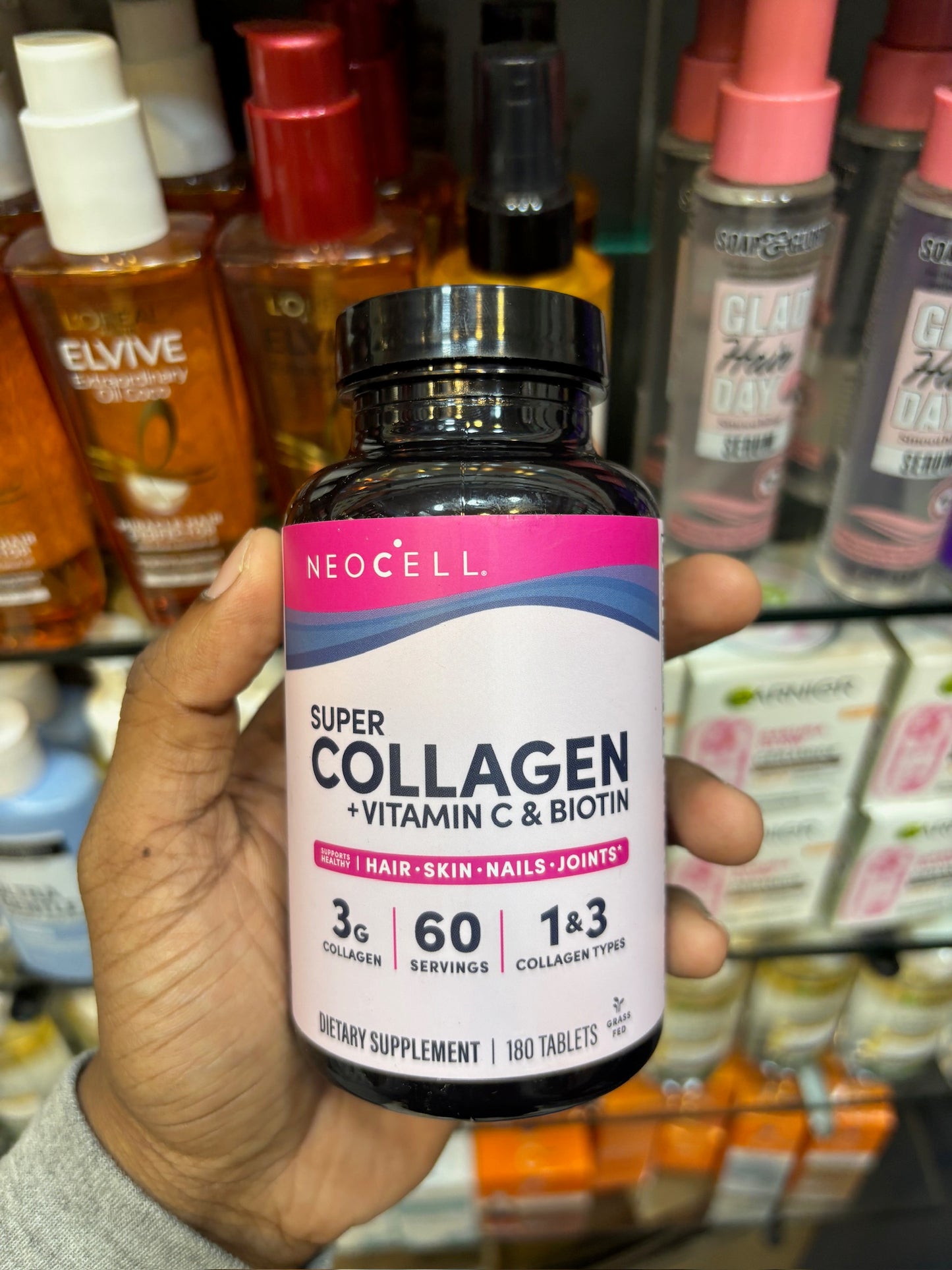 NEOCELL - Super Collagen + C & Biotin, 180 Caplets