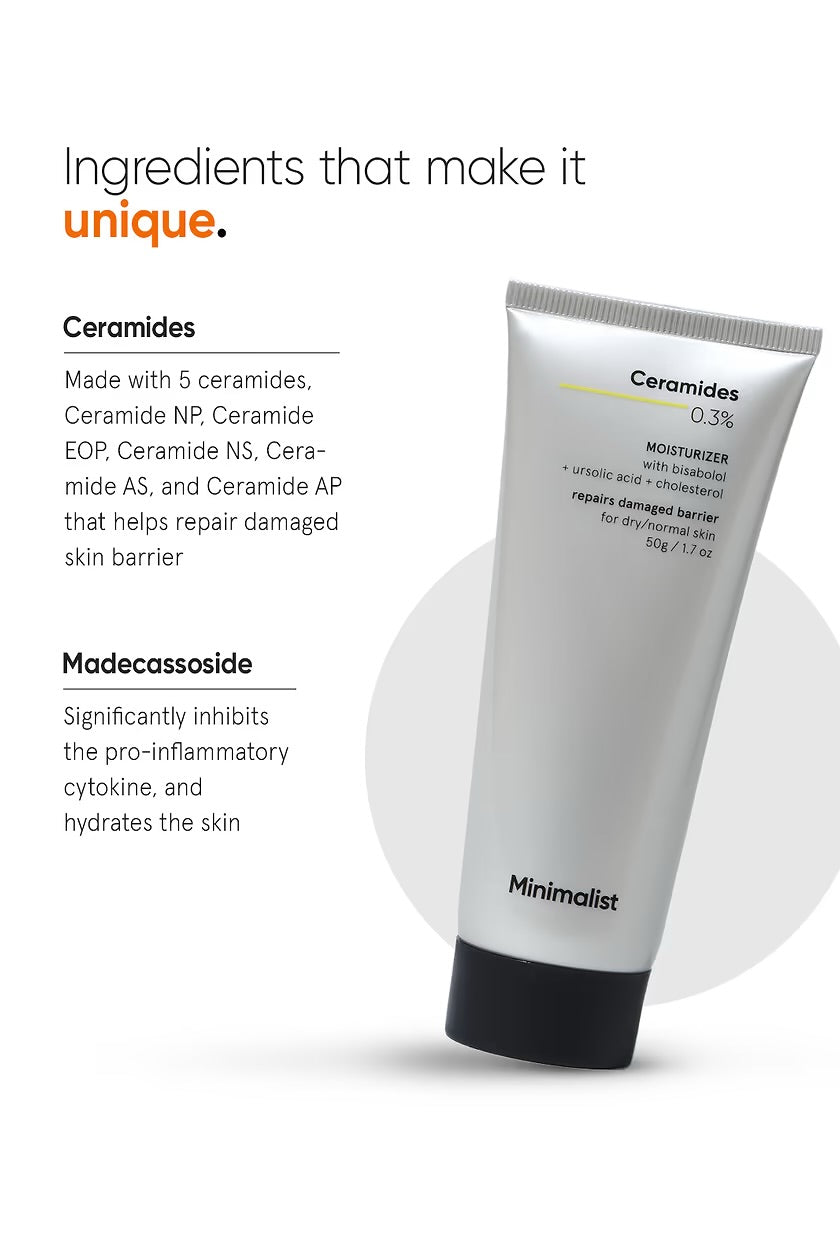 Ceramides 0.3% + Madecassoside Moisturizer