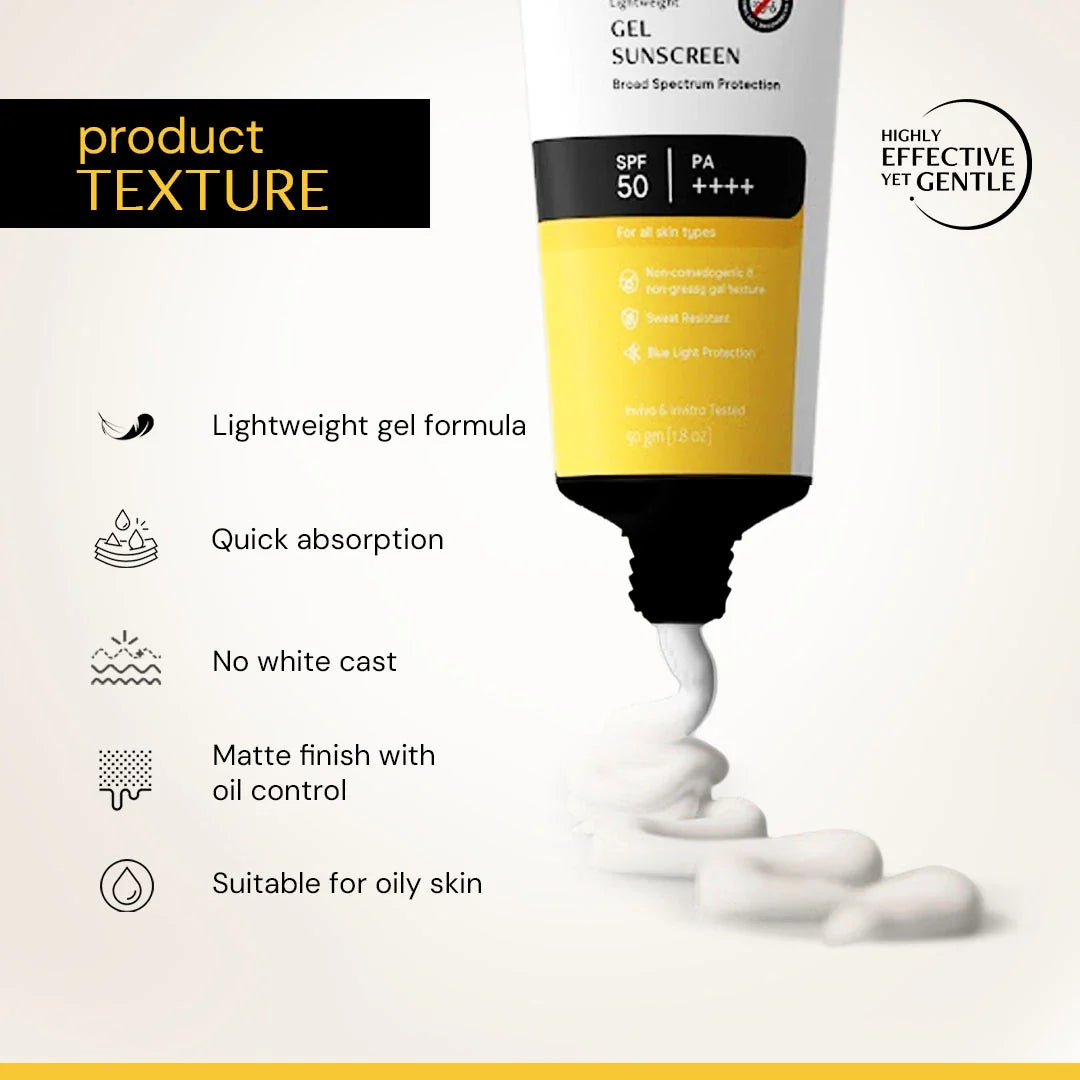 Deconstruct Gel Sunscreen for Oily Skin – SPF 50 PA++++