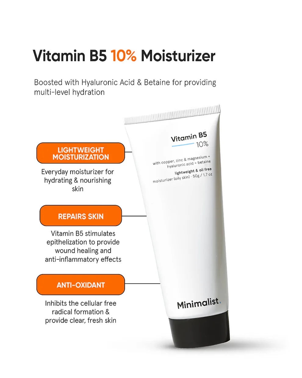 Vitamin B5 10% Moisturizer