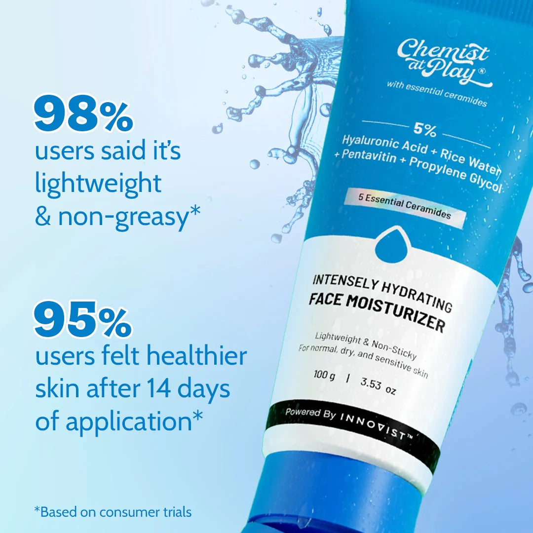 Chemist at Play - Intensely Hydrating Face Moisturizer with Hyaluronic Acid (100 g)
