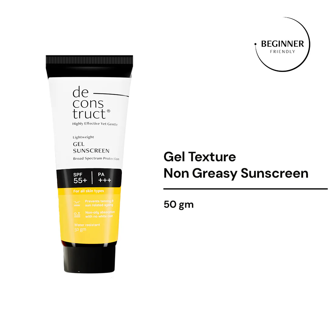 Deconstruct - Gel Sunscreen for Oily Skin - SPF 55+ PA+++