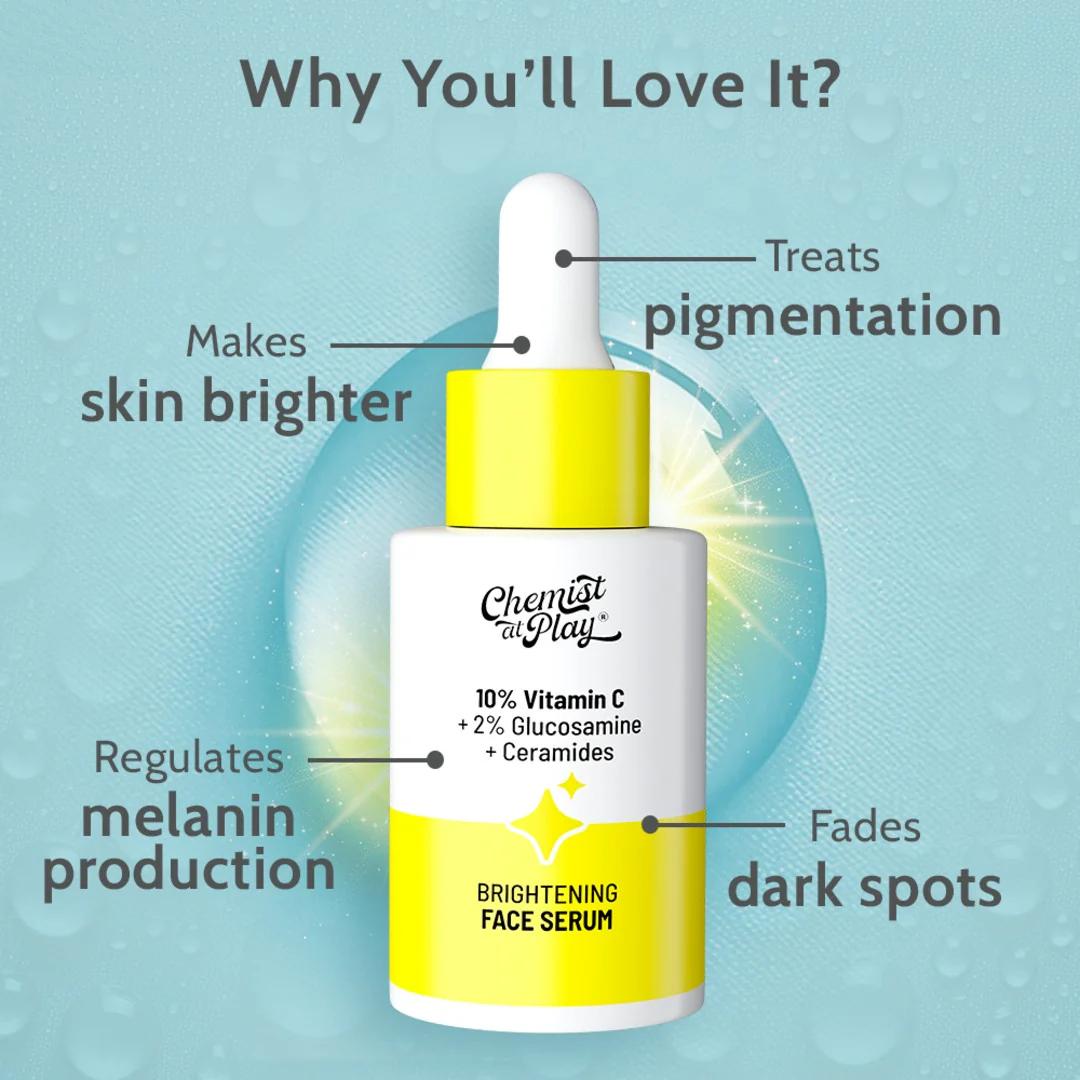 10% Vitamin C Face Serum for Glowing & Bright Skin