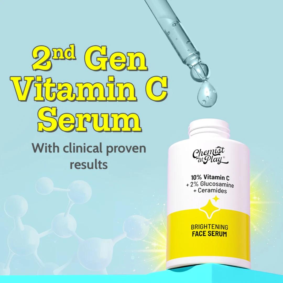 10% Vitamin C Face Serum for Glowing & Bright Skin