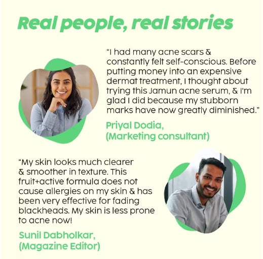 PLIX - Jamun 10% Niacinamide Face Serum for Blemishes & Acne Marks Removal - 30ml