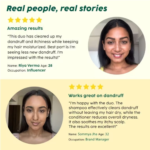 PLIX - Neem Anti-Dandruff Shampoo & Conditioner | Helps Reduce Dandruff & Soothe Itchy Scalp