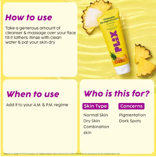 PLIX - Pineapple De-Pigmentation Juicy Cleanser