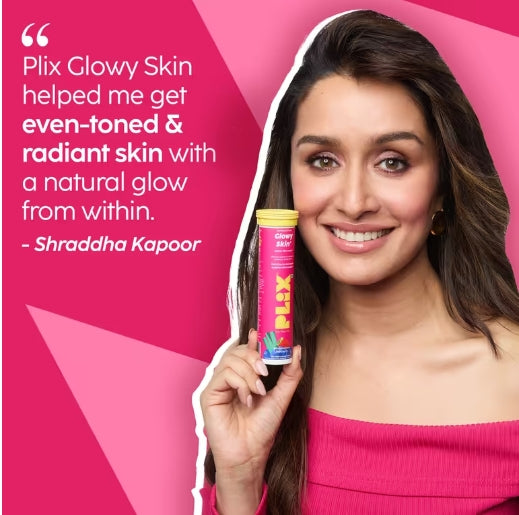 PLIX - Glowy Skin Bubbly Effervescent Tablets with 500 mg L-Glutathione