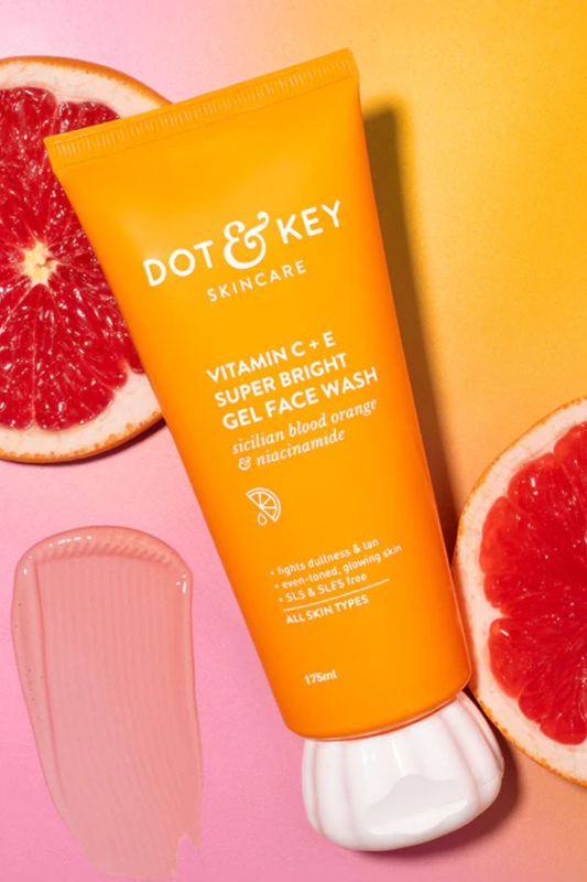 Dot & Key Vitamin C + E Gel Face Wash for Glowing Skin 175ml