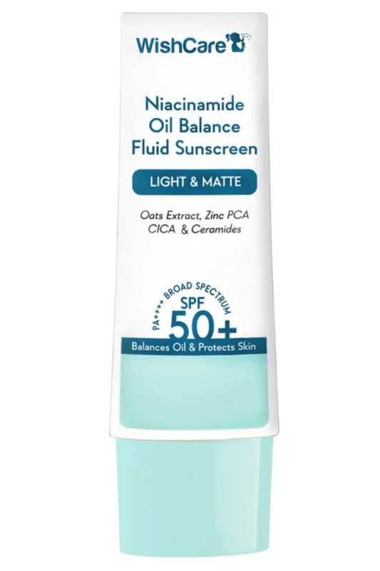 WishCare - Niacinamide Oil Balance Fluid Sunscreen | SPF 50 PA++++